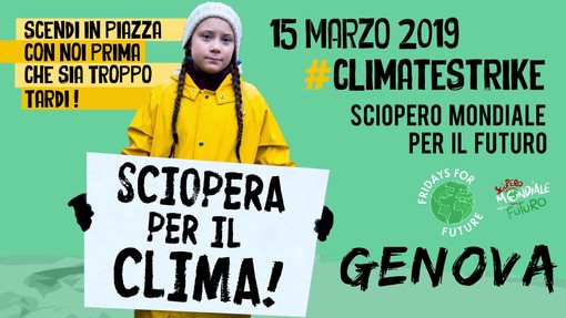 #climatestrike: a Genova il &quot;Friday For Future&quot;, la manifestazione per il clima