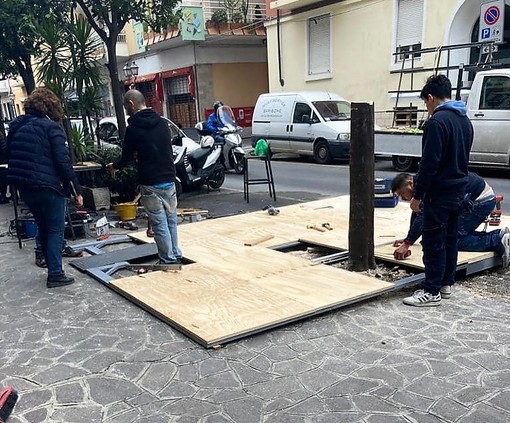 Potatura troppo drastica per l'arancio nel dehor, sanzionato il titolare di un bar ad Alassio