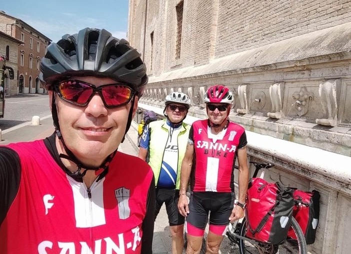 Da Savona ad Assisi in bicicletta per sensibilizzare la donazione di organi, stasera la cena di &quot;bentornati&quot;