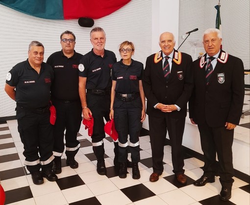 Attestazioni di elogio per tre volontari di protezione civile della Sezione loanese dell’Associazione Carabinieri (FOTO)