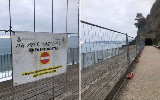 Albisola, chiusura della balconata sulla passeggiata. Assessore Ottonello: &quot;Consapevoli del disagio però la sicurezza è al primo posto&quot;