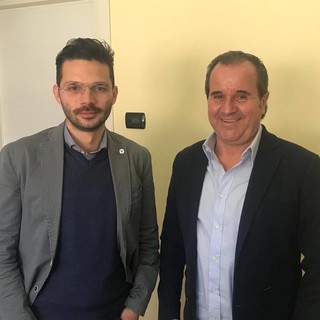 Nella foto da sinistra: il coordinatore della lista Francesco Garofano e il candidato sindaco Aldo Picalli