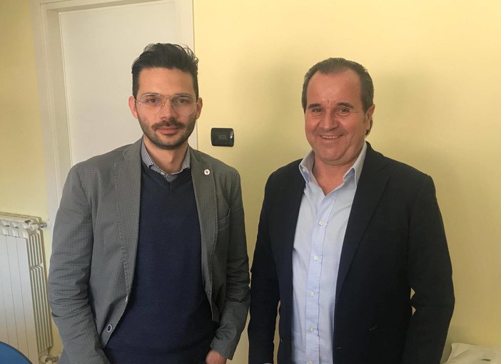 Nella foto da sinistra: il coordinatore della lista Francesco Garofano e il candidato sindaco Aldo Picalli
