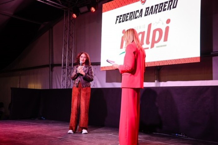 Federica Barbero Invernizzi durante la presentazione di giovedì 28 settembre