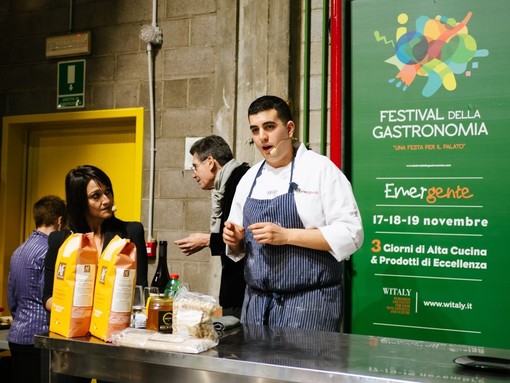 Al Festival della Gastronomia, l'alassino Giacomo Gaibisso stupisce con la ventre