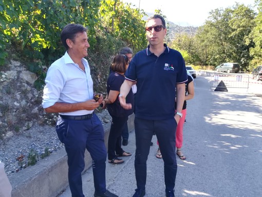 L'assessore regionale Giampedrone in visita a Giustenice e Tovo San Giacomo: visionati i lavori finanziati dalla Regione (FOTO e VIDEO)