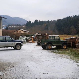 L'Alta Val Bormida imbiancata dal &quot;graupel&quot; (FOTO)