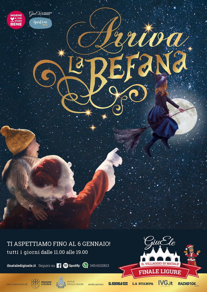 Al Villaggio di Natale di GiuEle arriva la Befana!