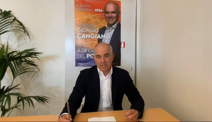 Albenga, giovedì 24 ottobre Giorgio Cangiano chiude la campagna elettorale in piazza Trincheri