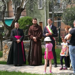 Pietra Ligure, inaugurato il parco pubblico che verrà dedicato a Giacomo Accame (FOTO e VIDEO)