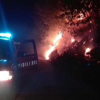 Incendio boschivo tra Giusvalla e Pontinvrea: a breve la bonifica