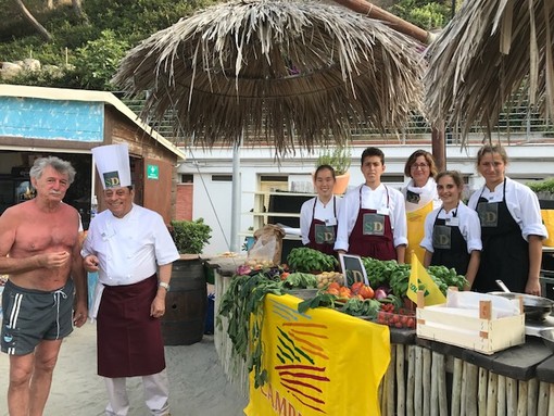 Coldiretti Savona: scuola di cucina in riva al mare col progetto 'Spiagge Didattiche'