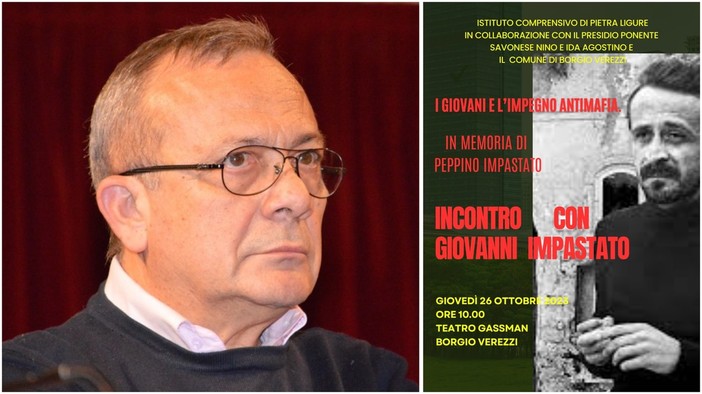 Borgio Verezzi, giovani e impegno antimafia: le scuole incontrano Giovanni Impastato