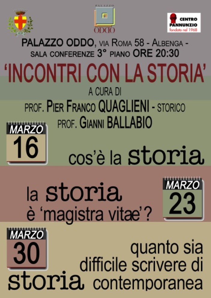 Albenga, Palazzo Oddo: incontri con la storia