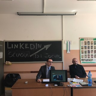 L'Istituto Alberghiero di Alassio va a &quot;scuola di social&quot; con il giornalista Felix Lammardo e l'imprenditore Carlo Maria Balzola