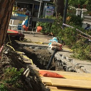 Alassio, Galtieri: &quot;Da quattro giorni le tubature idriche in passeggiata sono guaste&quot;