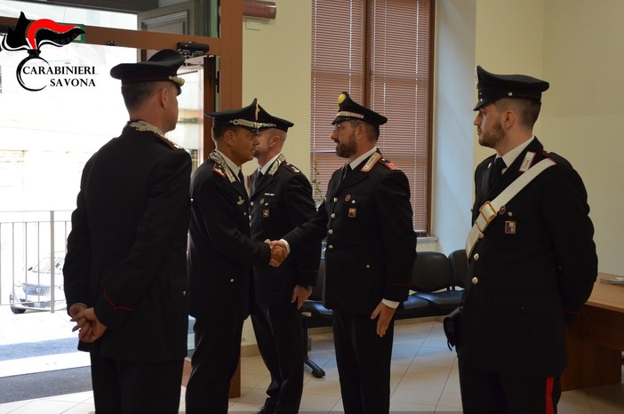 Il Generale Claudio Lunardo in visita al Comando Provinciale Carabinieri di Savona