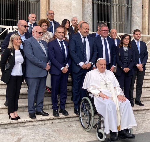 Incontro con Papa Francesco per il Difensore civico della Regione Cozzi