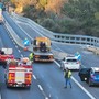 Incidente sulla A10 tra Albenga e Borghetto S. Spirito: coinvolta una moto, due feriti al Santa Corona