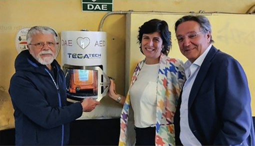 Ad Alassio una dimostrazione per imparare l'uso corretto del defibrillatore semi automatico