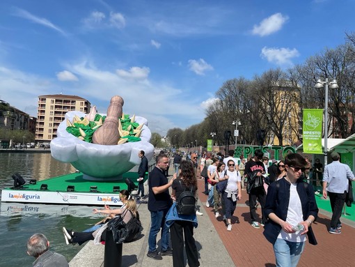 Oltre 5000 porzioni di trofie distribuite, successo per la tappa milanese di &quot;Pesto Masterpiece of Liguria&quot;