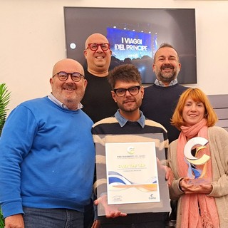 L'agenzia savonese &quot;I Viaggi del Principe&quot; premiata come &quot;Over The Top&quot; alla kermesse di Costa Crociere