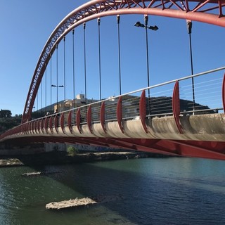 Albenga: lavori di manutenzione per il ponte rosso