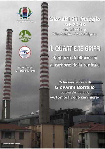 Questa sera a Vado si parla dell'inquinamento da carbone con Giovanni Borriello