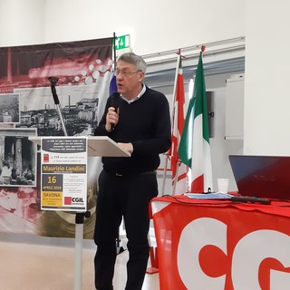 118 anni della Cgil, il segretario Landini a Savona: “Area di crisi dimostra assenza di una politica industriale”