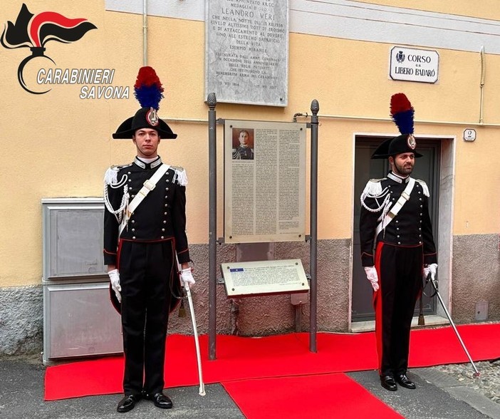 Laigueglia ricorda l'appuntato dei carabinieri Leandro Veri (FOTO)