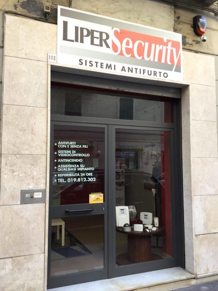 Savona: Liper Security, antifurti per la serenità e sicurezza del cittadino