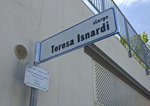Largo sulla passeggiata a mare di Loano intitolato a Teresa Isnardi, pioniera dell'imprenditoria femminile nel settore armatoriale