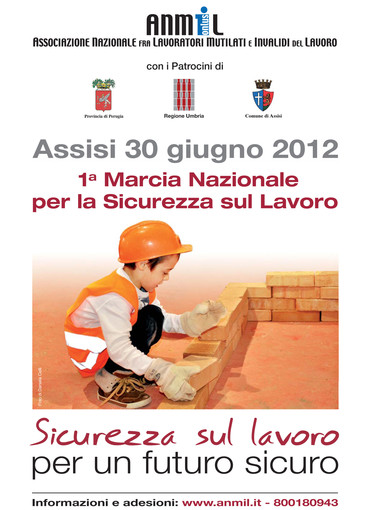 Infortuni: l'Anmil savonese alla Prima Marcia Nazionale per la Sicurezza sul Lavoro