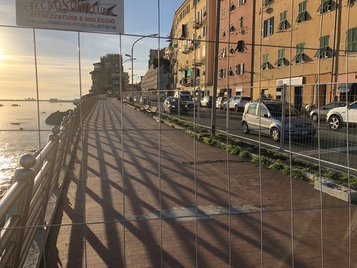 Pegli, al via i lavori per completare la passeggiata a mare