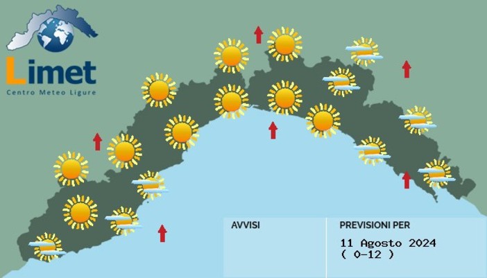 Meteo: domenica da bollino rosso, previsti 36 gradi sulla costa e 38 nell'entroterra