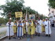 In foto alcuni momenti della processione della Madonna del Carmine, a Cuneo
