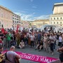 Le immagini della manifestazione sotto la sede di Regione Liguria