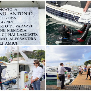 Marina di Varazze: una targa commemorativa per ricordare Antonio Gustavino