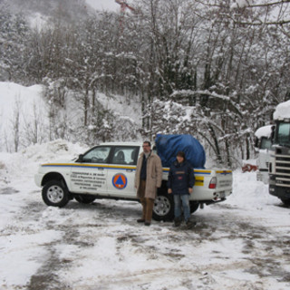 Millesimo: mezzi al lavoro per liberare le strade dalla neve