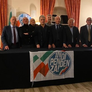 I dirigenti liguri del Movimento Indipendenza a Roma per la direzione nazionale