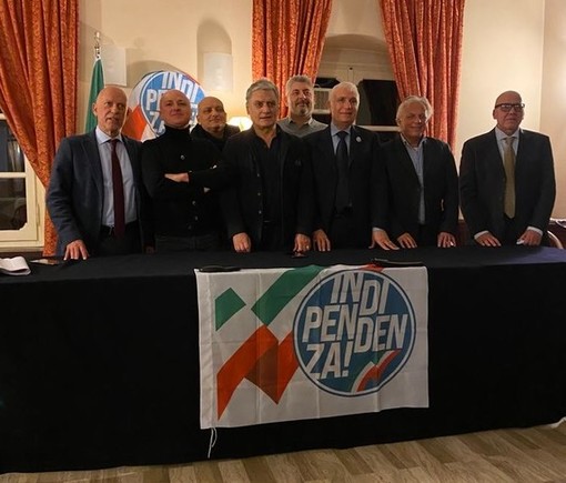 I dirigenti liguri del Movimento Indipendenza a Roma per la direzione nazionale