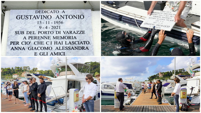 Marina di Varazze: una targa commemorativa per ricordare Antonio Gustavino