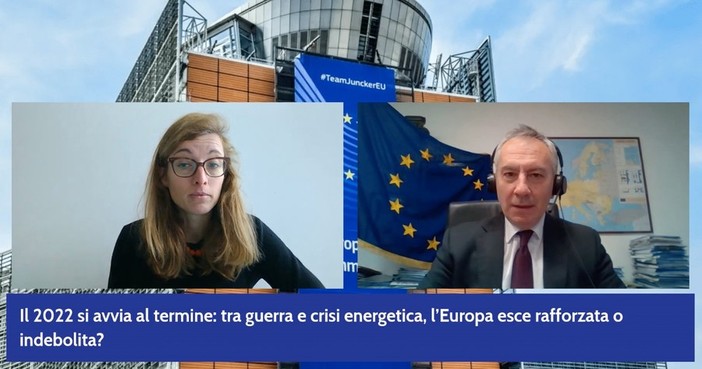 Guerra, caro energia e Pnrr: intervista a Massimo Gaudina (Commissione Europea): &quot;Le crisi rafforzano la coesione tra i Paesi&quot; (VIDEO)