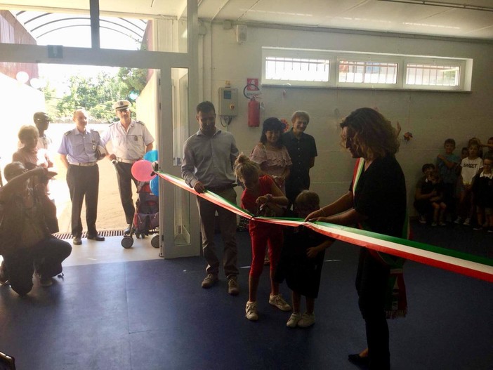 Vado, inaugurata la nuova sala polivalente della scuola primaria &quot;G. Bertola&quot; (FOTO e VIDEO)