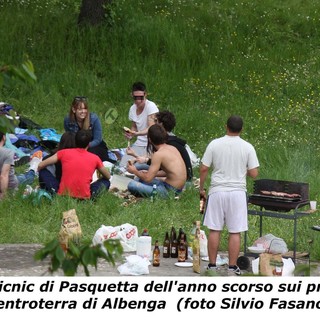 Prati quasi vuoti quest'anno a Pasquetta, niente grigliate o picnic