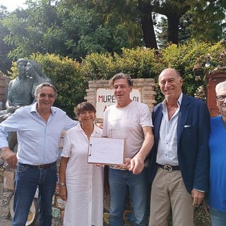 Sul Muretto di Alassio una piastrella dedicata a Nicola Berti, stella del calcio italiano