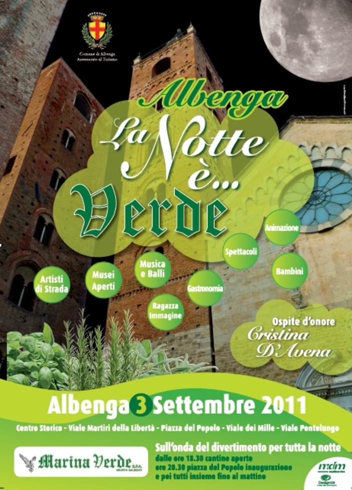 Albenga, questa sera la &quot;Notte Verde&quot; 2011