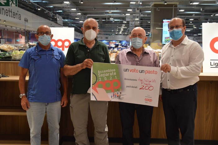 Dai Soci di Coop Liguria 9.000 pasti alle associazioni del territorio: 1.800 nel savonese