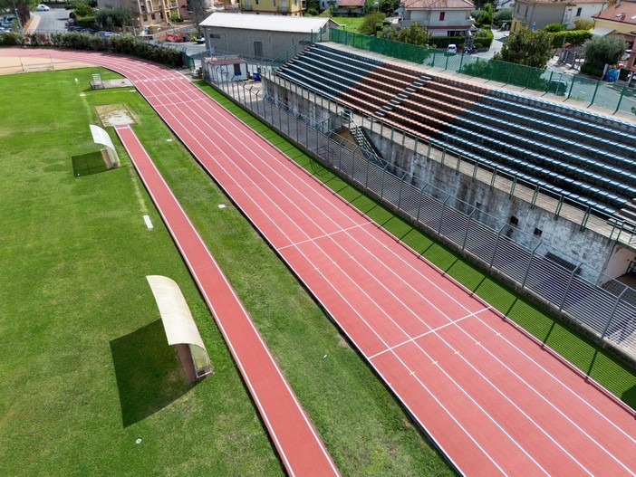 Villanova d’Albenga, il 18 ottobre l'inaugurazione della nuova pista di atletica