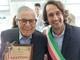 Antonio &quot;Tonitto&quot; Carattino con Luigi Pierfederici, sindaco di Varazze